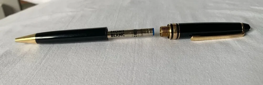 Vtg Montblanc Meisterstuck Black Gold LeGrand Ballpoint Pen GERMANY
